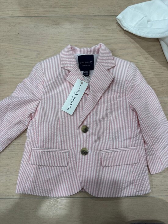 Janie and Jack Other - NWT Janie and Jack Pink Seersucker Blazer 2T